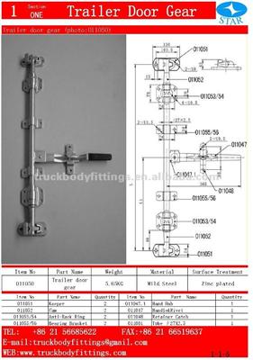 27*2.5(DIA)Cam Type Bar Lock-011050