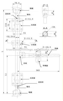 China Cam Locking System--011060