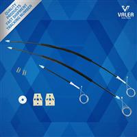 Window Regulator Kit Right for V-W Golf 5 coupe 2003-2011 (wheel+Cable+Clip)