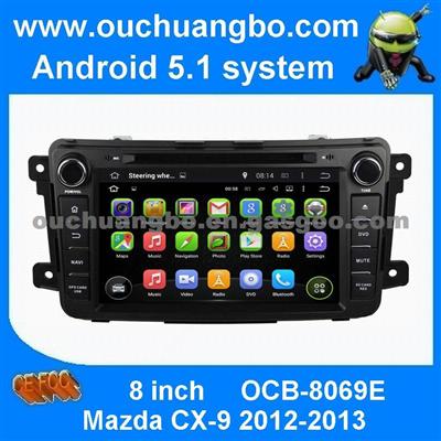 Ouchuangbo Quad Core 1024*600 Android 5.1 Car DVD GPS Navigation Radio Audio For Mazda CX-9 2012-2013 With BT 3g Wifi Dvd Player