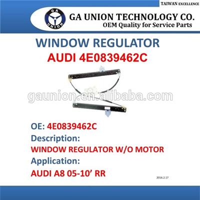 car door power window lifter window Regulator 4E0839462C