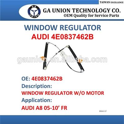 car door power window lifter window Regulator 4E0837462B