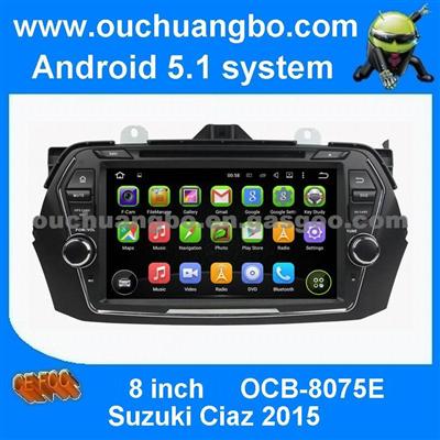 Ouchuangbo Auto Radio Dvd Player Android 5.1 For Suzuki Ciaz 2015 Support Music Gps Navigation System