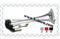 Air Horn With The Length Of 360mm For Truck (HS-1006)