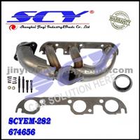 Exhaust Manifold & Gasket Kit Rear Passenger Right RH For Buick Olds Pontiac 25537100 674-656 674656
