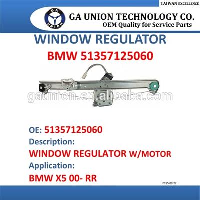 CAR AUTO POEWR Window Regulator/WINDOW LIFTER 51357125060 FOR BMW X5 00- RR