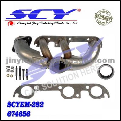 Exhaust Manifold & Gasket Kit Rear Passenger Right RH For Buick Olds Pontiac 25537100 674-656 674656