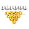 m6 (10sets/bag) aluminum alloy anodized car countersunk fender washer kits