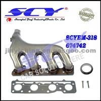 Exhaust Manifold Kit LH Front Left Bank For Cadillac Olds 4.0L 4.6L 12556488 12559225 674-742 674742