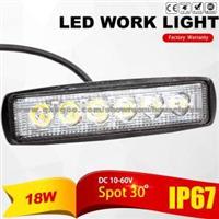 18W LED Work Light Waterproof (Warranty 1years)