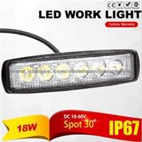 Flood 18W LED Work Light (Waterproof IP67)