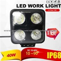 Waterproof IP69k LED Work Light 40W (Warranty 2 Years)