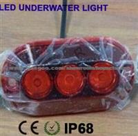 Trucks LED Lights 9W Red Color (G3L9WR)