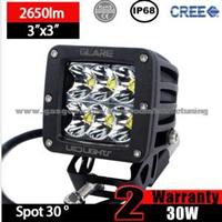 LED Pods Light 3X3 30W (Warranty 2 Years, Waterproof IP68)