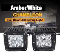 Amber/White LED Driving Light (Dual Color, 3inch, 20W)