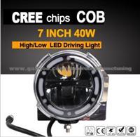 7inch LED Driving Light (Round 40W, High/Low Beam, IP67 Waterproof)