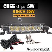 Single Row LED Light Bar (6inch 50W Waterproof IP67)