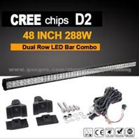 LED Light Bar 4X4 Waterproof IP68 (48inch, 288W)