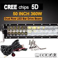 5D Curved Off Road LED Light Bar For Truck Car Light (50, 360W, Waterproof IP68)