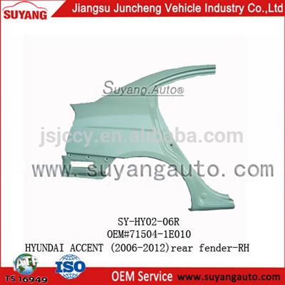 Car Rear Fender (RH) for HYUNDAI ACCENT car accessory supplier