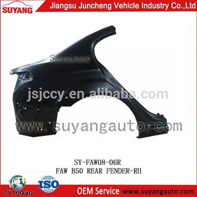 Hot sale JUNCHENG FAW B50 rear fender stainless steel auto parts