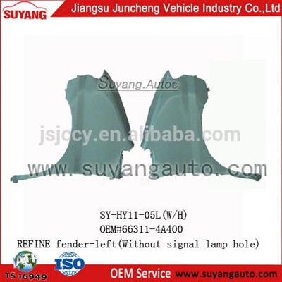 High Quality HYUNDAI REFINE Front Fender(LH) hyundai spare parts