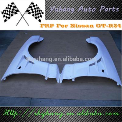 FOR Skyline R34 GTR FRP BN-Style Front Vented Fender