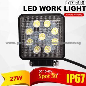 27W Waterproof LED Working Light (Warranty 1years)