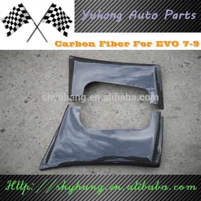 FOR EVOLUTION EVO 7 8 9 VARIS FRONT FENDER ADDON CARBON FIBER