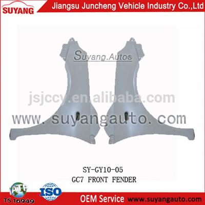 Front car fender geniune replaced GEELY GC7 auto parts factory