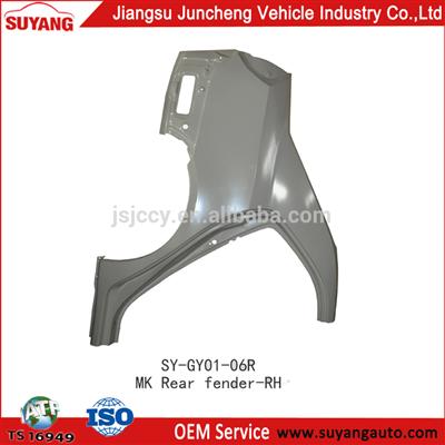 GEELY MK hot sale rear auto fender JUNCHENG auto parts business