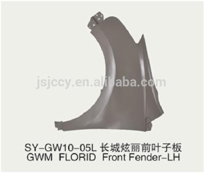 HOT SELLING GREAT WALL MOTOR FLORID FRONT FENDER METAL SPARE PARTS