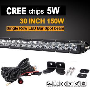 150W CREE LED Light Bar (30inch, 11200lm, Waterproof IP68, Warranty 2 Years)