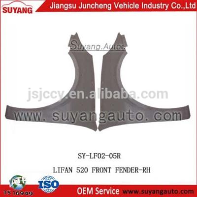 Best Selling Front Fender for Lifan 520 car accessories made in china