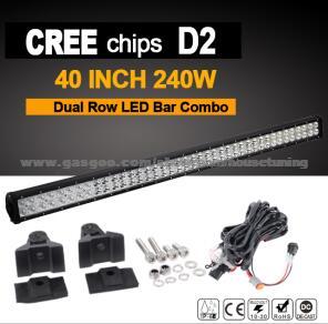 40 CREE LED Light Bar Off Road (240W, IP68 Waterproof)