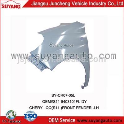 CHERY QQ3 front fender metal auto parts autozone auto parts