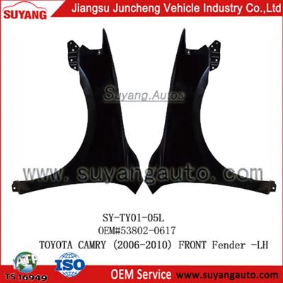 for Toyota Camry(2006-2010) suyang auto replacement front left fender auto metal stamping parts