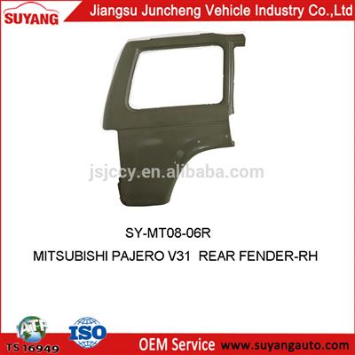 Rear fender gray color for MB Pajero V31 auto parts mitsubishi pajero