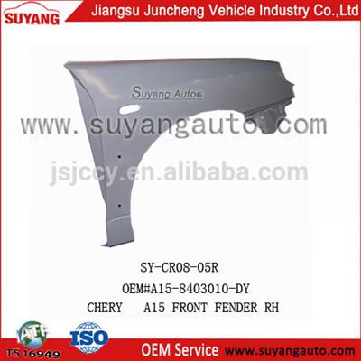 Spare parts front fender of CHERY A15 auto spare parts catalogues