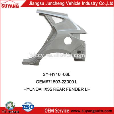 Steel Hyundai Ix35 Back Wings Aftermarket Auto Body Parts