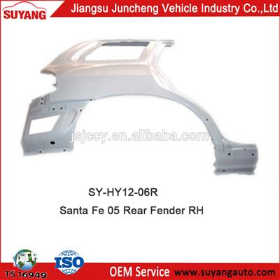 OEM Hyundai Santa Fe Suyang Metal Car Rear Fender Factory