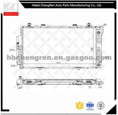 Aluminum Car Radiator For Mercedes-Benz S320 94-95/300Series 92-93 AT OEM:1405000403