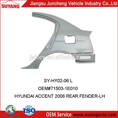 car body accessories hyundai accent fender