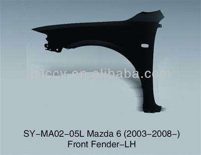 HOT SELLING AND CAR IRON SPARE PARTS MAZDA 6(2003-2008-) FRONT FENDER