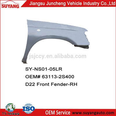 CAR IRON SPARE PARTS NISSAN D22 FRONT FENDER HOT SELLING