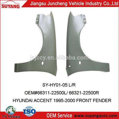 Front right fender 1995-2000 accessories hyundai accent