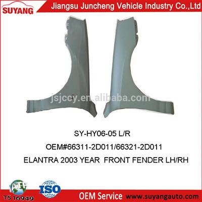 SUYANG BEST SELLING CAR PARTS HYUNDAI ELANTRA 2003 FRONT FENDER