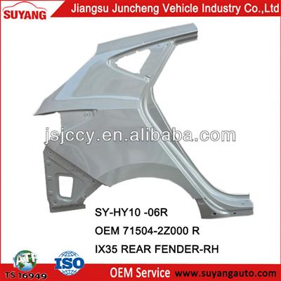 Auto Steel Car Rear Fender Right Side For Hyundai IX35 Replacement