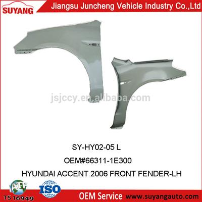 JUNCHENG STEEL CAR LAPPET HYUNDAI ACCENT (2006-2010) FRONT FENDER