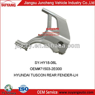 Auto Rear Fenders for Hyundai TUCSON OEM#71503-2E000